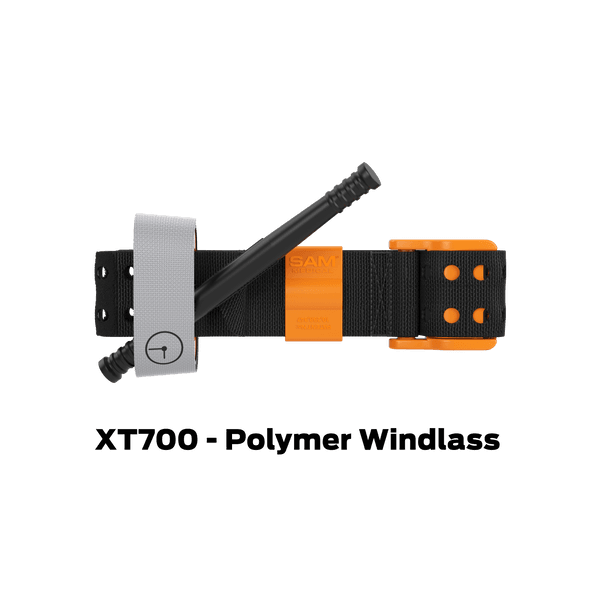 [XT700-OR-EN] SAM XT Tourniquet w/ Polymer Windlass | Color: Hi-Viz Orange