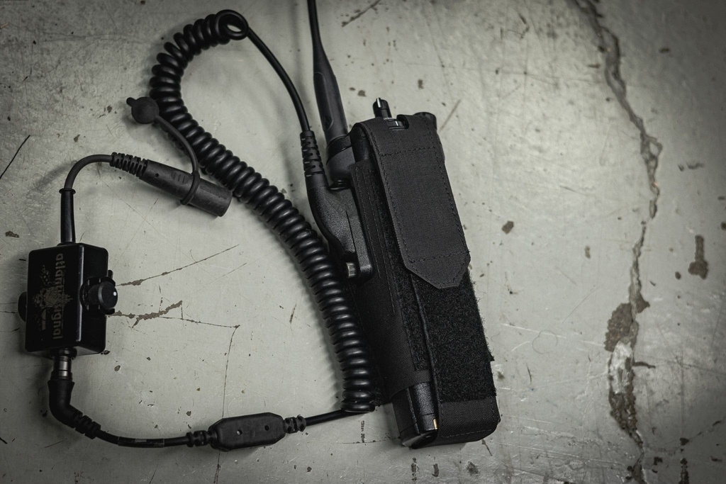 [10-1241.BLK] Radio Pouch for Motorola APX 6000/7000/8000 | Color: Black