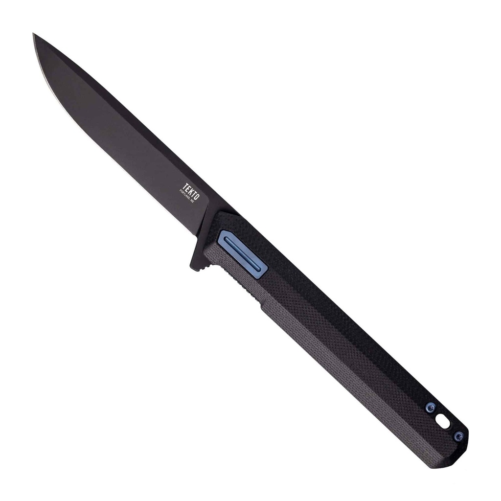 [F2R_G1BK_D2BK1_A2] Tekto F2 Bravo | Color: Black G10 | Blue Accents