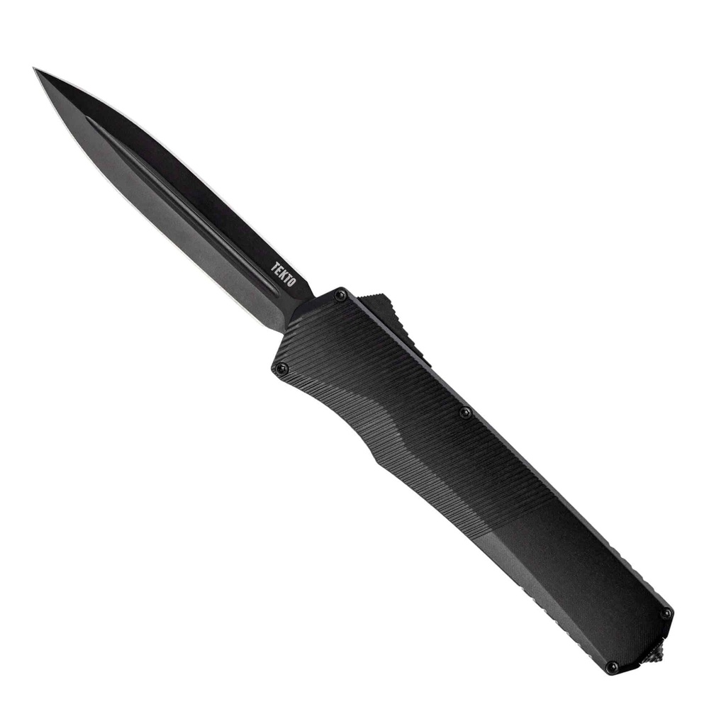 [A5R_T6BK_S35BK3_A1] Tekto A5 Spry | Color: Black, Blade: Dagger