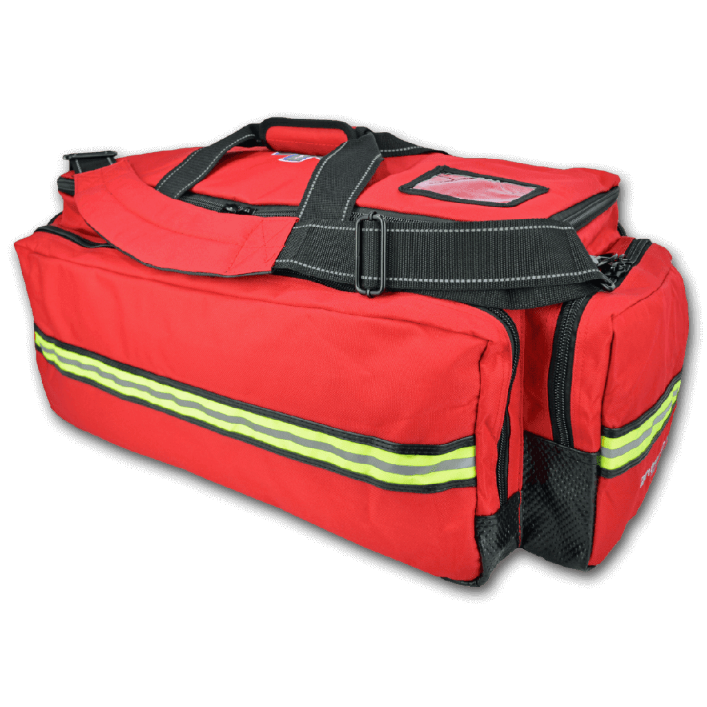 [LXMB65-R] Large Oxygen Trauma Jump Bag | Color: Red