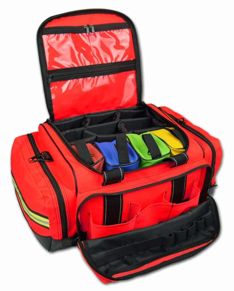 [LXMB35-R] Large First Responder Modular Trauma Bag | Color: Red