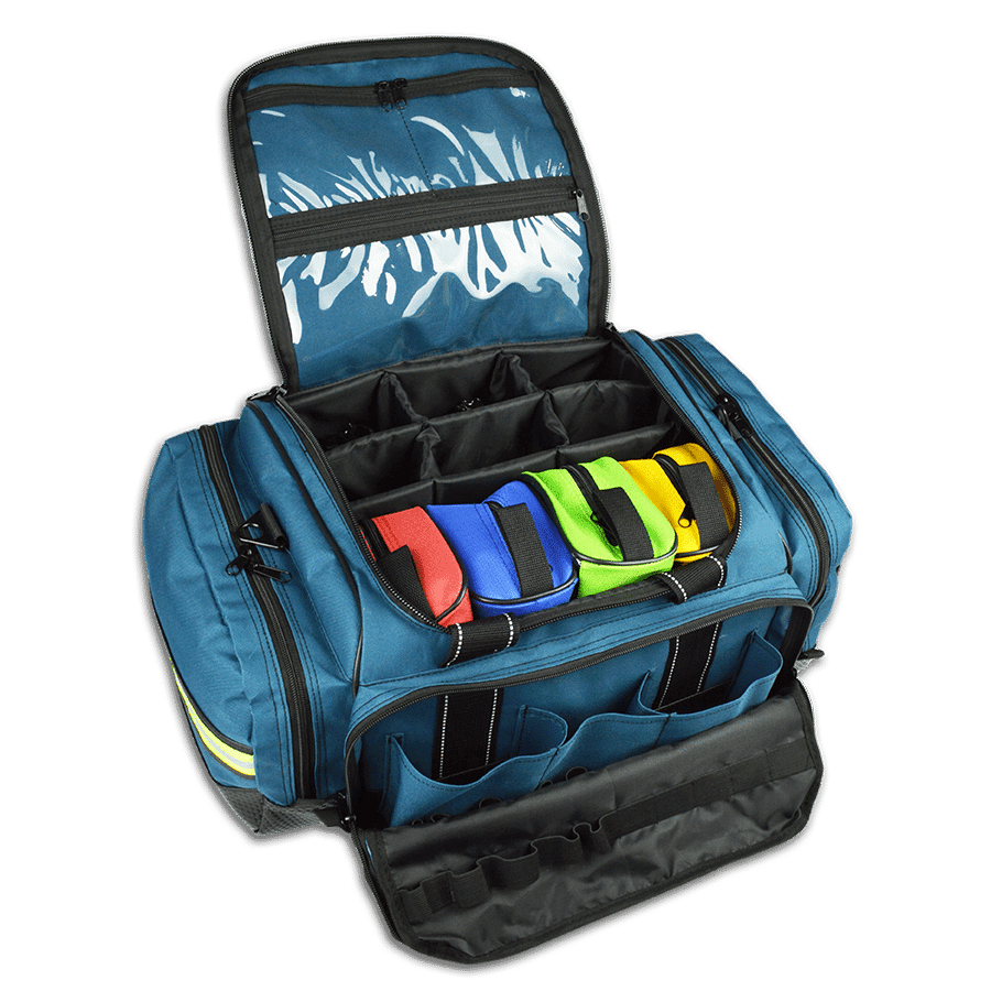 [LXMB35-B] Large First Responder Modular Trauma Bag | Color: Navy