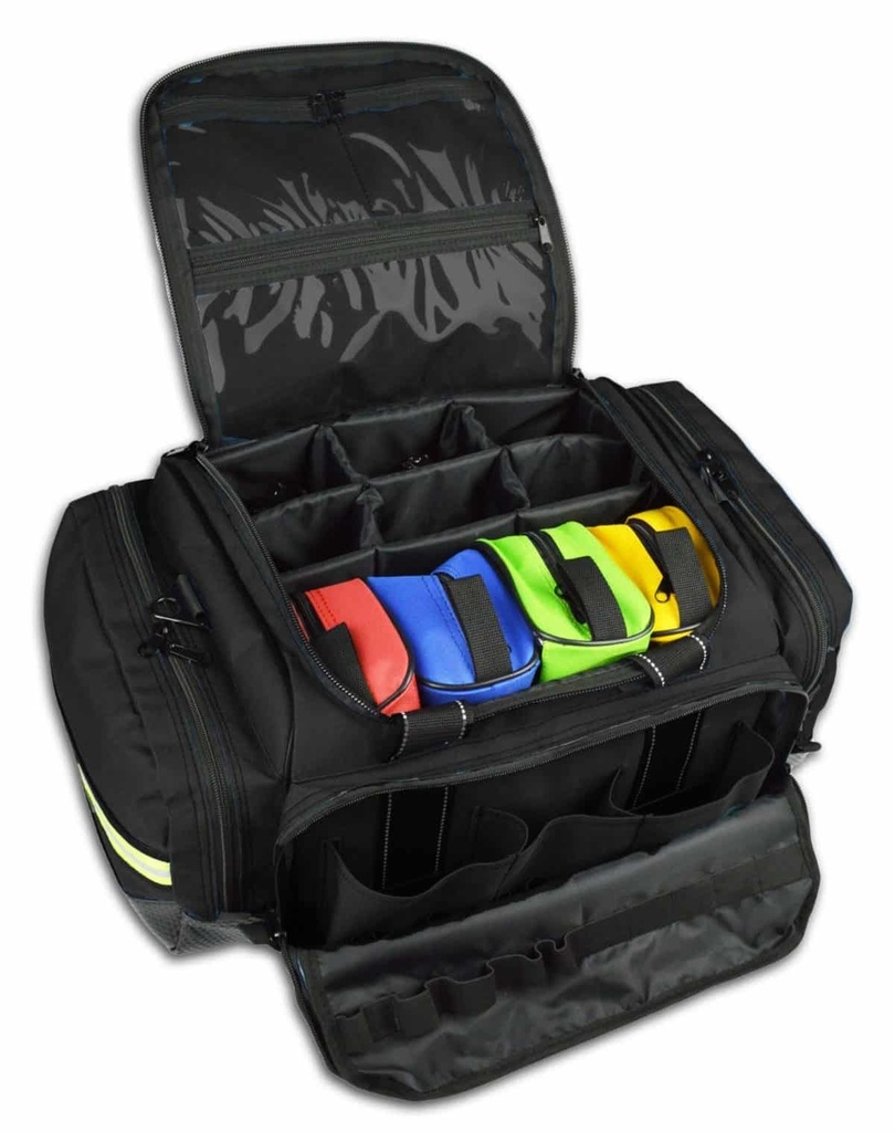 [LXMB35-K] Large First Responder Modular Trauma Bag | Color: Black
