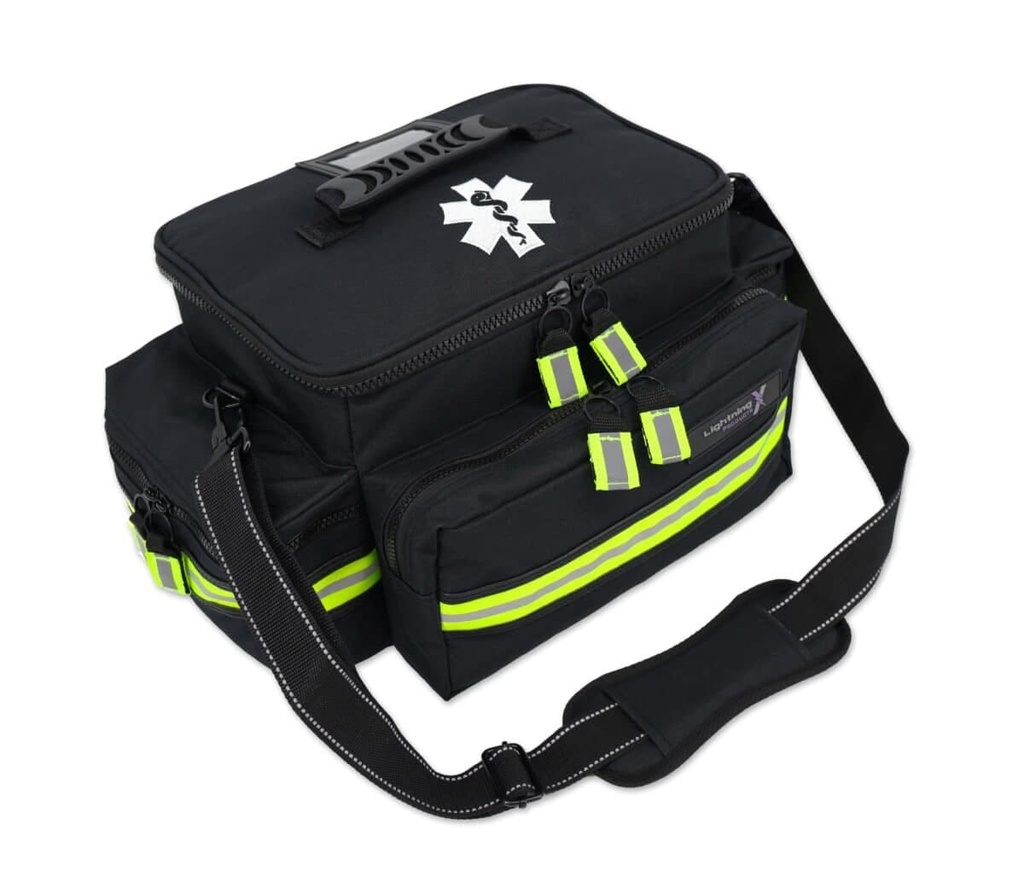 [LXMB25-K] Medium First Responder Jump Bag | Color: Black