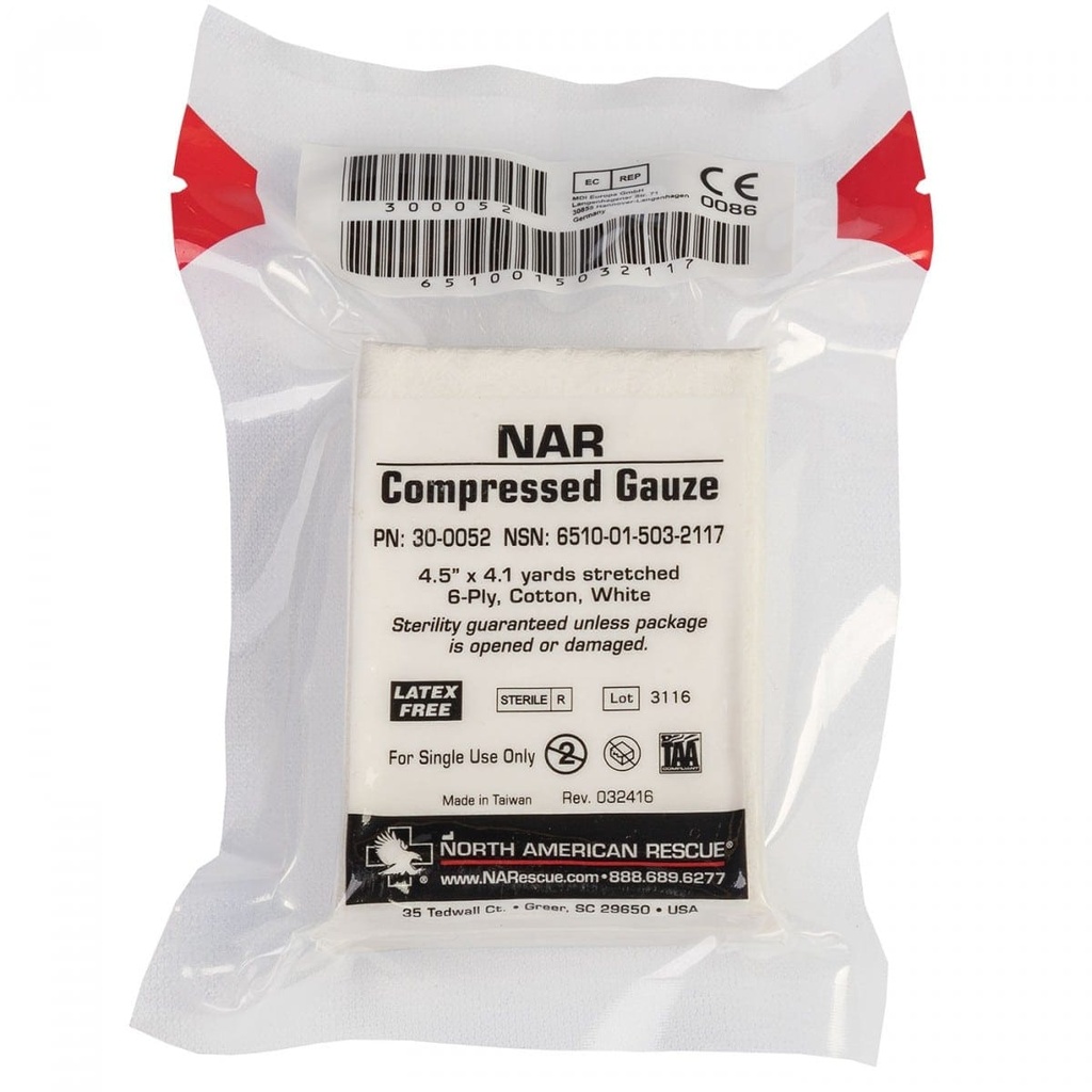 [30-0052] NAR Compressed Gauze