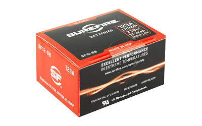 [SFSF12-BB] SureFire SF123A CR123A Lithium Batteries 12-Pack (SF12-BB)