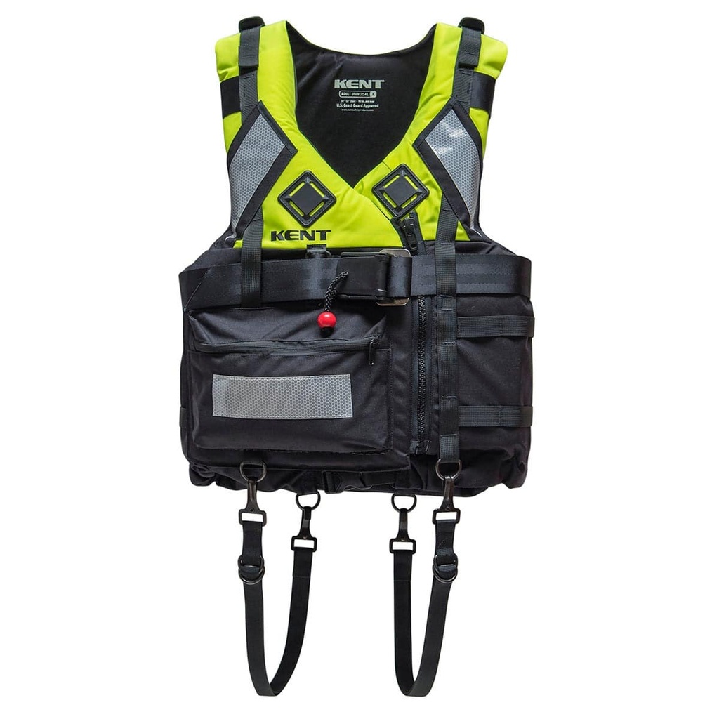 [151300-410-004-17] Swift Water Rescue Vest (SWRV) | ANSI Yellow | Adult Universal